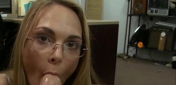  Pawn amateur in spex doggystyles after bj